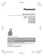 Panasonic KX-TGC38 Operating Instructions