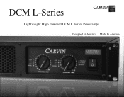 Carvin DCM1000L DCML Series Brochure (PDF)