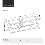 Insignia NS-HF2005 Product Dimensions