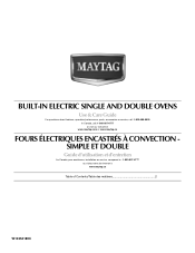 Maytag MEW9630AB Use & Care Guide