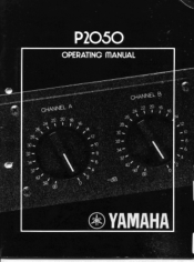 Yamaha P2050 Owner's Manual (image)