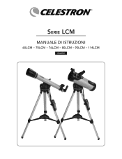 Celestron 114LCM Computerized Telescope LCM Series Manual (Italian)