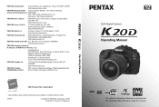Pentax 19411 Operation Manual
