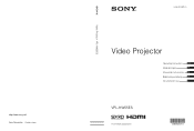 Sony VPL-HW55ES Operating Instructions