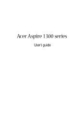 Acer Aspire 1300 Aspire 1300 User Guide