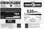 Fisher and Paykel RF170WDRJX5 Energy Label