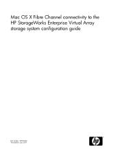 HP StorageWorks EVA4000 Mac OS X Fibre Channel connectivity to the HP StorageWorks Enterprise Virtual Array storage system configuration guide (5697-002