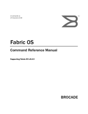 HP StorageWorks 4/32B Brocade Fabric OS Command Reference Manual v6.2.0 (53-1001186-01, April 2009)