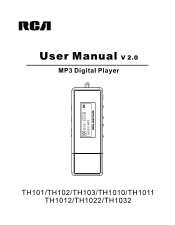 RCA TH1012 User Manual