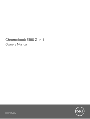Dell Chromebook 5190 2-in-1 Owners Manual