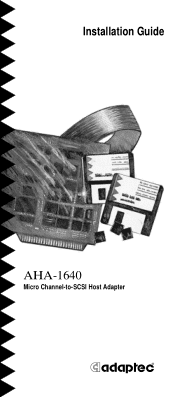 Adaptec AHA-1640 Installation Guide