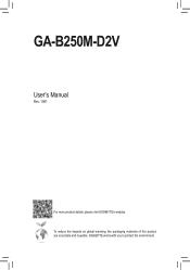 Gigabyte GA-B250M-D2V Users Manual