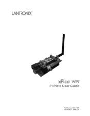 Lantronix xPico Wi-Fi Pi Plate User Guide
