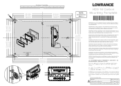 Lowrance HDS Carbon 16 - StructureScan 3D Bundle Mounting Template