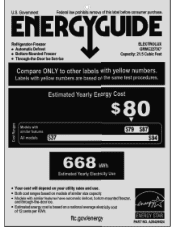 Frigidaire GRMC2273CF Energy Guide