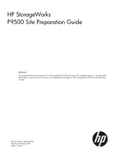 HP StorageWorks P9000 HP StorageWorks P9500 Site Preparation Guide (AV400-96306, November 2010)