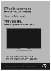 Palsonic tftv5825fl Owners Manual