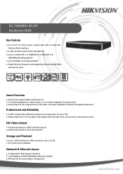 Hikvision DS-7604NXI-K1/4P Data Sheet