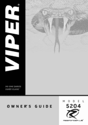 Viper 5204 Owner Manual