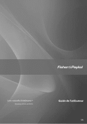 Fisher and Paykel DD24SCTB7 BOOK USER DISHDRAWER PH7 (FR) (French)
