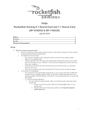 Rocketfish RF-51SDCD FAQs (English)