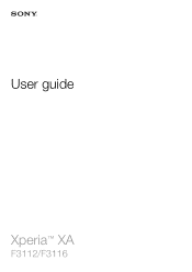 Sony Xperia XA Help Guide