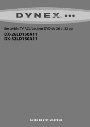Dynex DX-32LD150A11 User Manual (French)