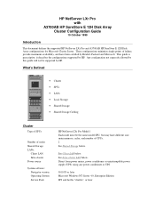 HP D7171A HP Netserver LXr Pro Surestore E Config Guide  for Windows NT4.0 Clusters