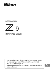 Nikon Z 7II Reference Guide PDF Edition