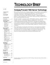 HP ProLiant 6500 Compaq ProLiant 7000 Server Technology