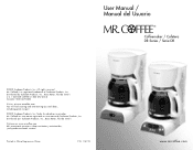 Mr. Coffee DRX20 User Manual