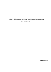 IC Realtime HD2-D27-M Product Manual
