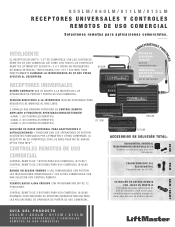 LiftMaster 811LM 850LM Product Guide Spanish