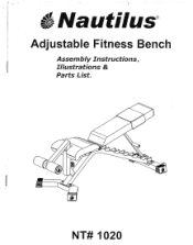 Nautilus NT 1020 Assembly Manual