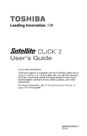 Toshiba L30W-BST2N22 Satellite Click 2 (L30W-B Series) Windows 8.1 User's Guide