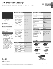 Bosch NITP069SUC Product Spec Sheet
