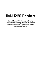 Epson U220PD User Manual