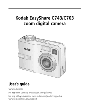 Kodak C703 User Manual
