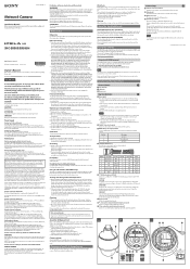 Sony SNCER585 Installation Guide (SNCER585 Install Manual)