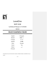 LevelOne WAP-0008 Quick Install Guide