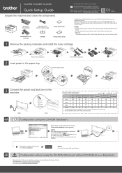 Brother International HL-L2320D Quick Setup Guide