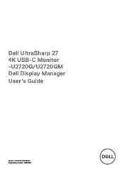 Dell U2720Q Display Manager Users Guide