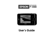 Epson P-2000 User Manual