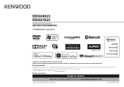 Kenwood DDX6902S User Manual