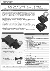 Lantronix Mobility Accessories IOBOX-WLAN Product Brief A4