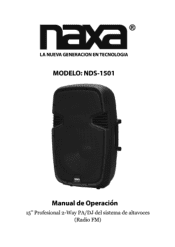 Naxa NDS-1501 NDS-1501 Spanish Manual