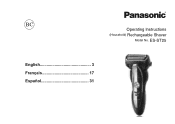 Panasonic ES-ST25 Operating Instructions Multi-lingual