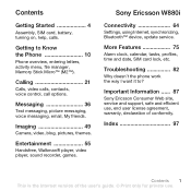Sony Ericsson W880 User Guide