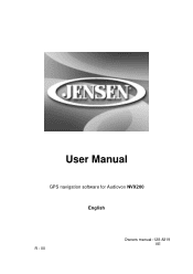 Jensen NVX200 User Manual