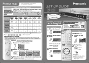 Panasonic DMR-ES46 Set Up Guide